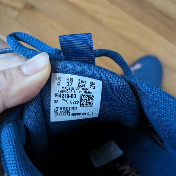 PUMA Riaze Prowl Graphic Blue running shoes size 6.5 - Picture 6 of 7